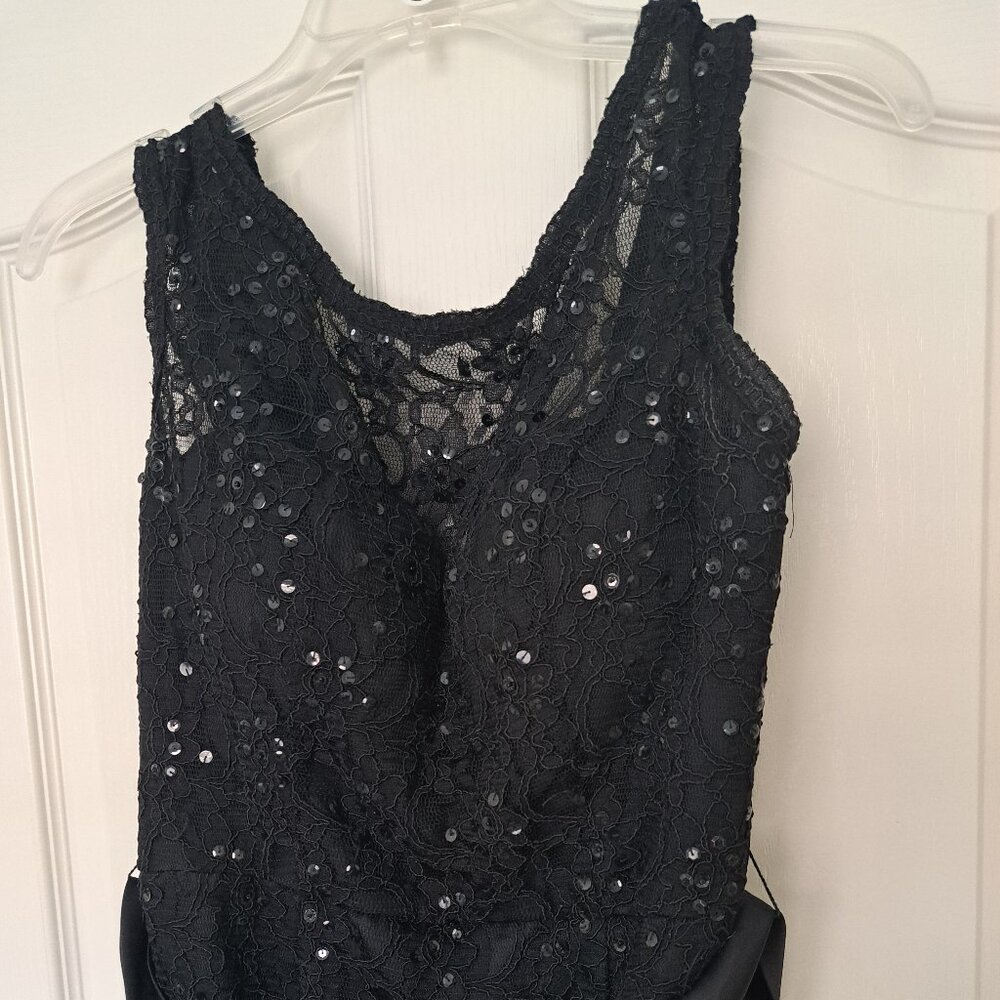 Black Lace Formal Gown